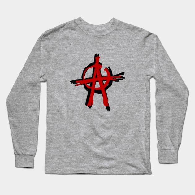 Chicharron Spray Painted "A" Logo Long Sleeve T-Shirt by Neon-Light